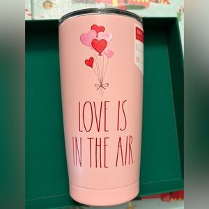 Happy Valentine 💝 Rae Dunn Pink Love Is In The Air Tumbler
